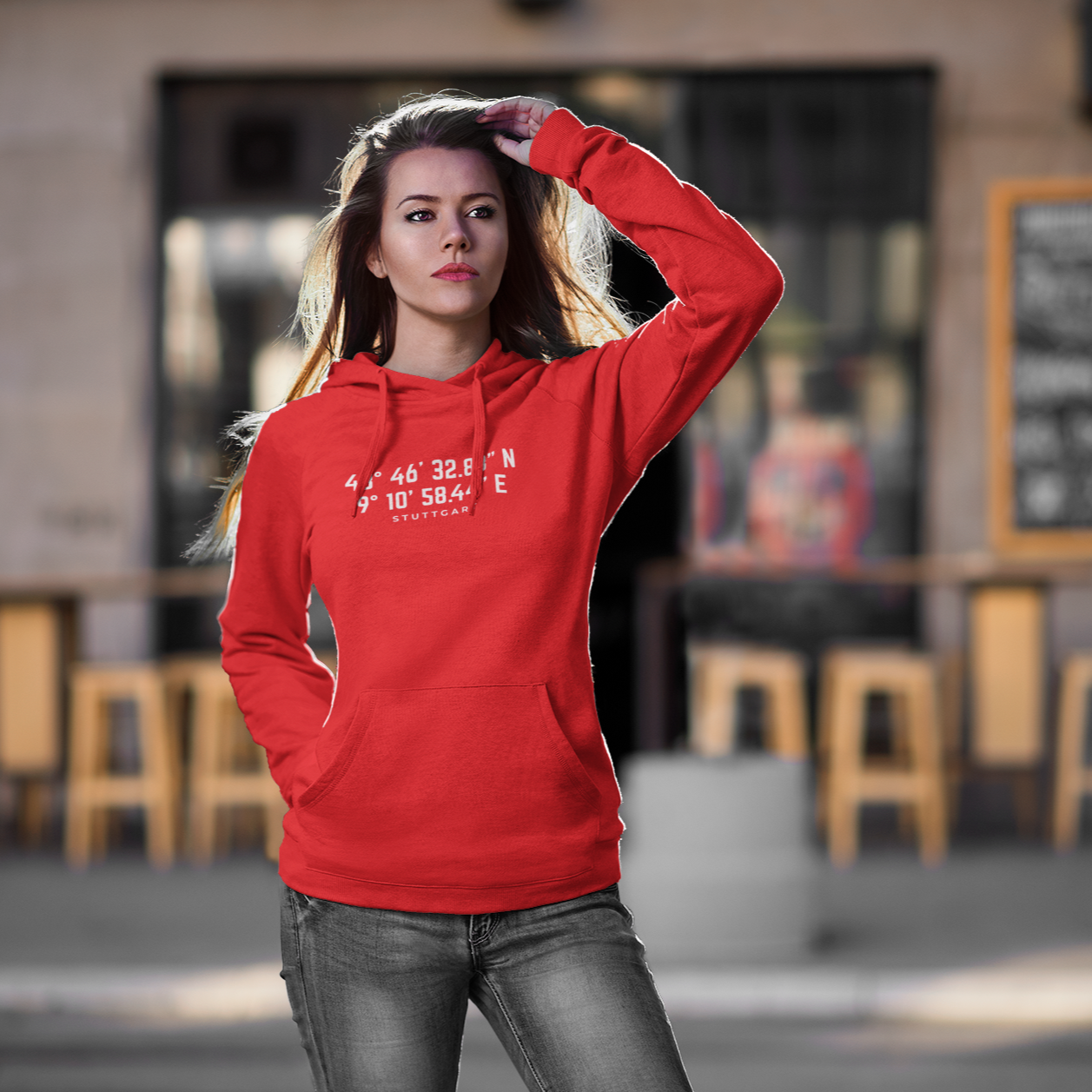 Koordinaten Stuttgart | Hoodie