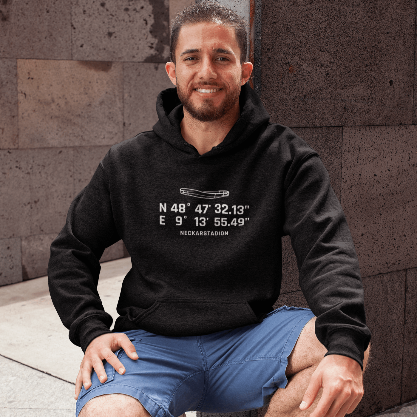 Koordinaten Neckarstadion | Hoodie