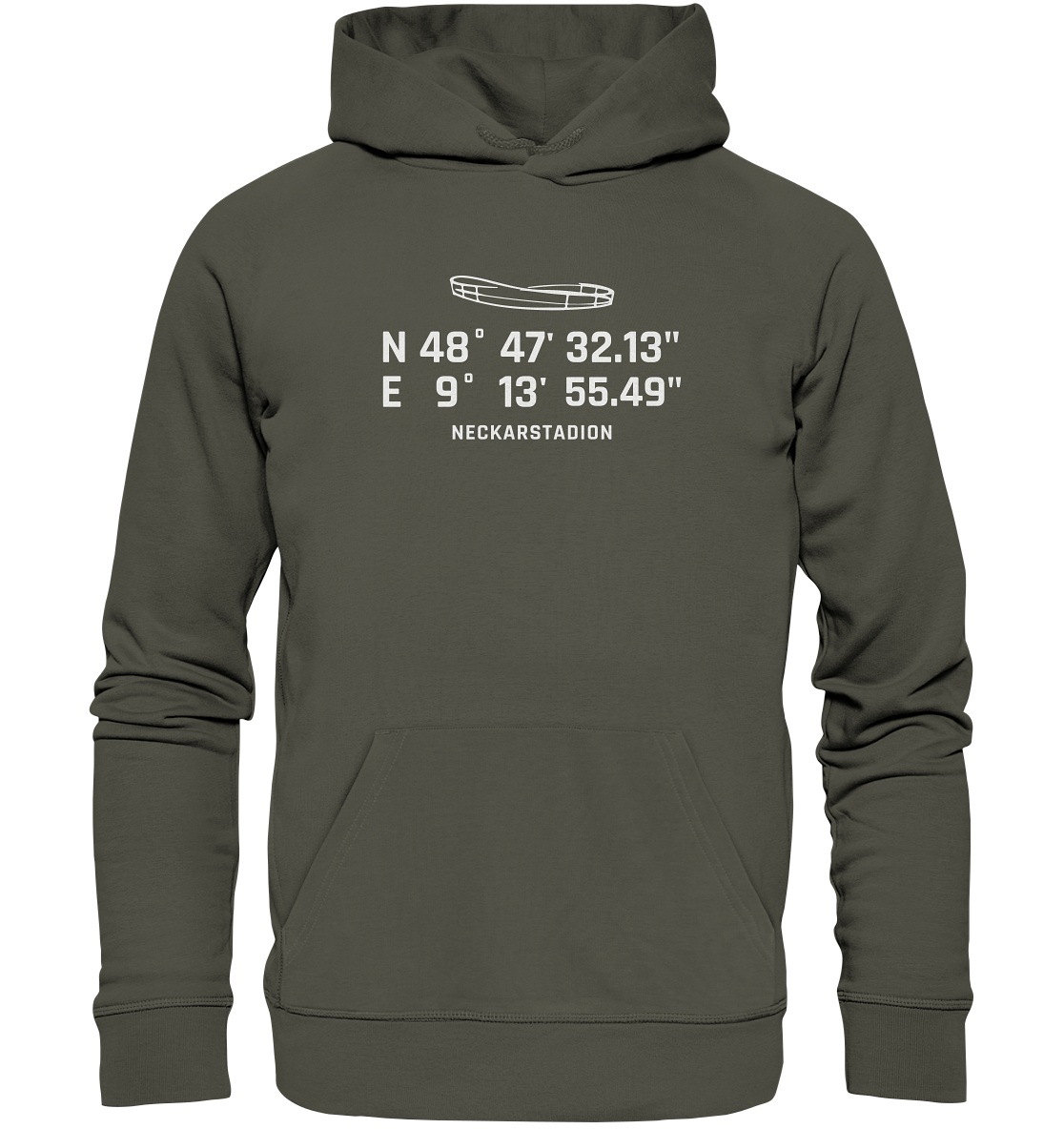 Koordinaten Neckarstadion | Hoodie
