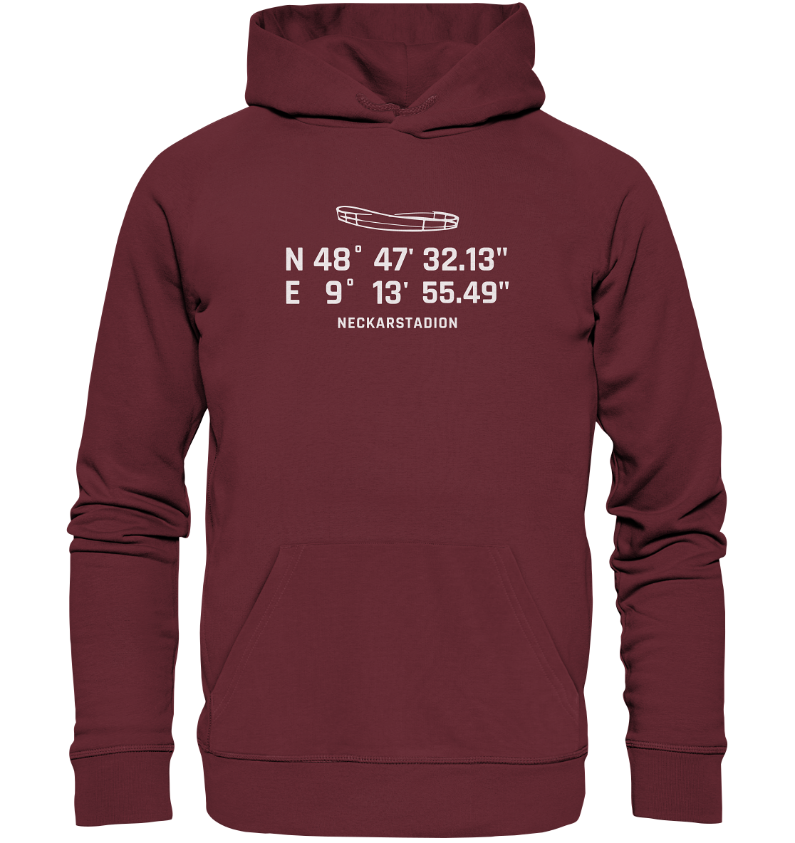 Koordinaten Neckarstadion | Hoodie