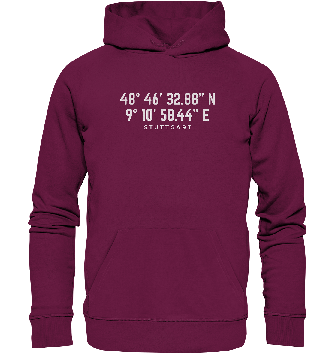 Koordinaten Stuttgart | Hoodie