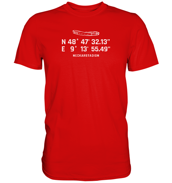 Koordinaten Neckarstadion | T-Shirt