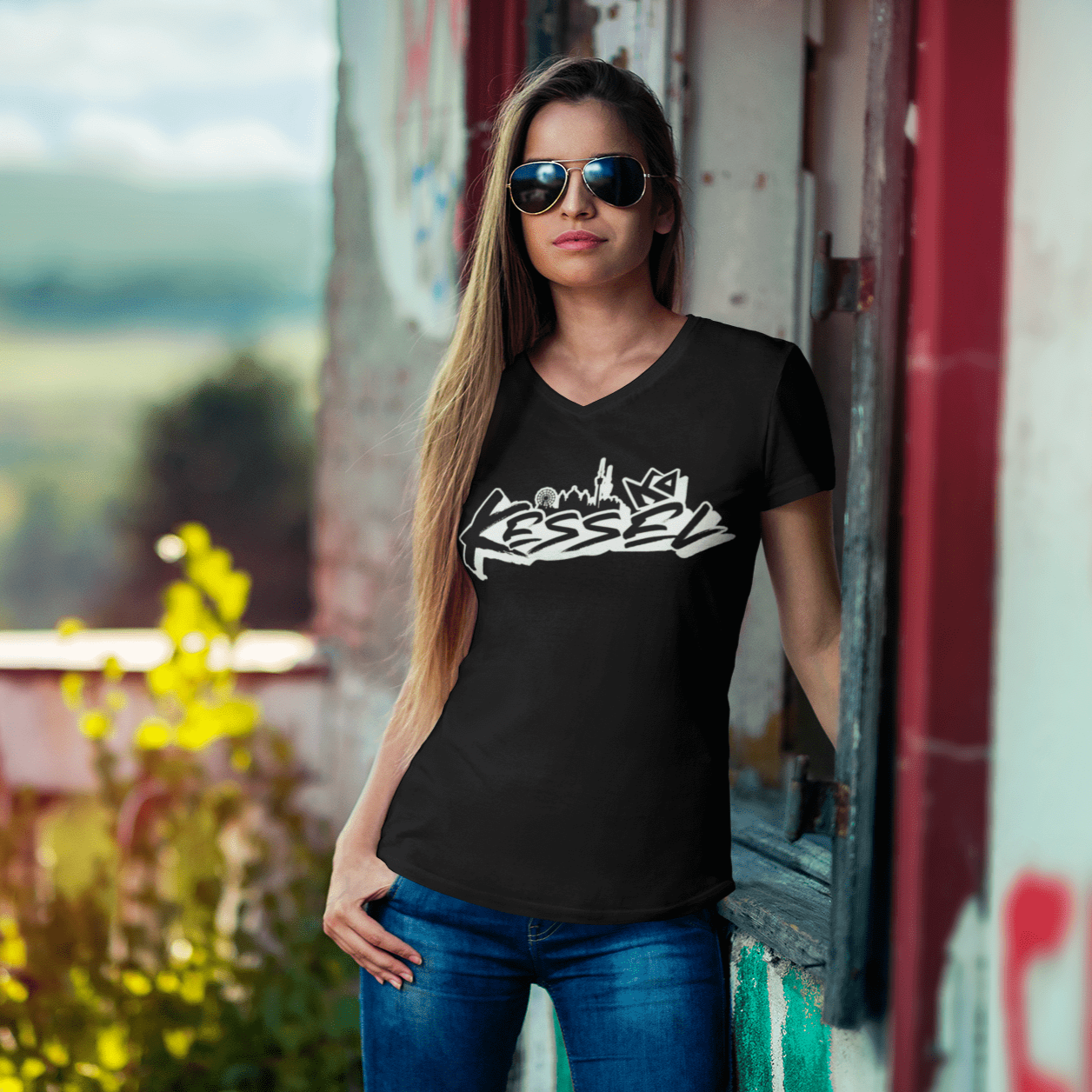 Kessel | Ladies V-Neck T-Shirt