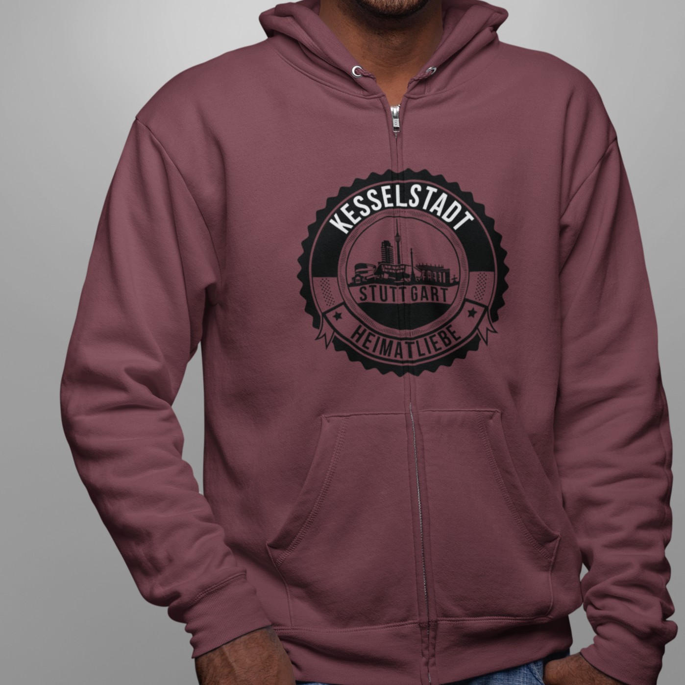 Kesselstadt Stuttgart | Zip-Up Hoodie